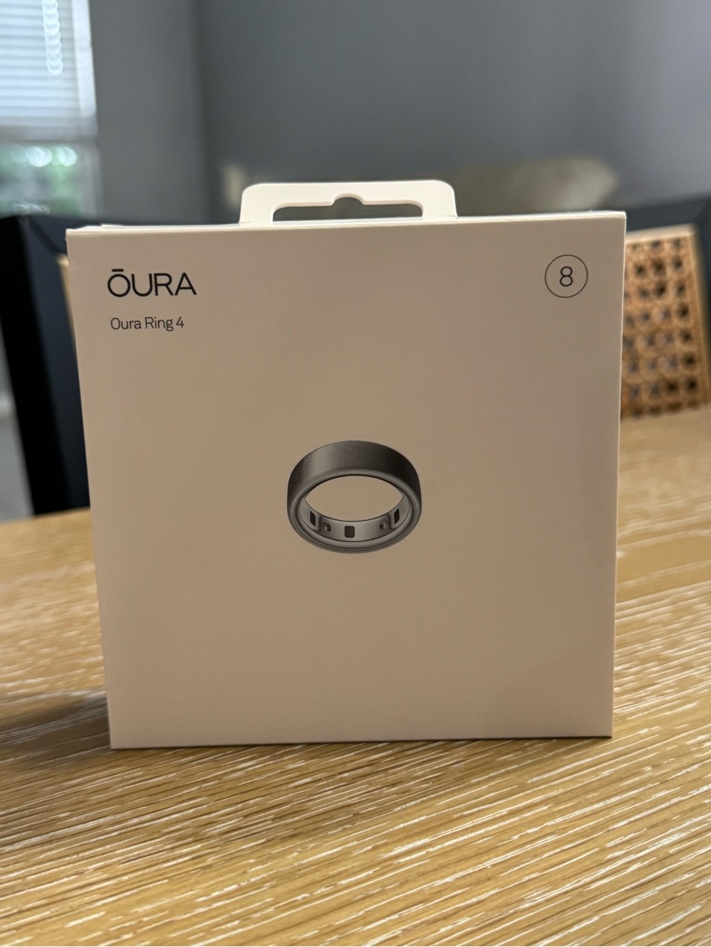 Oura Ring 4 (Size 8) - Brushed Silver Boxed NEW in Box. Never opened